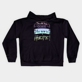 Lettering New Man Kids Hoodie